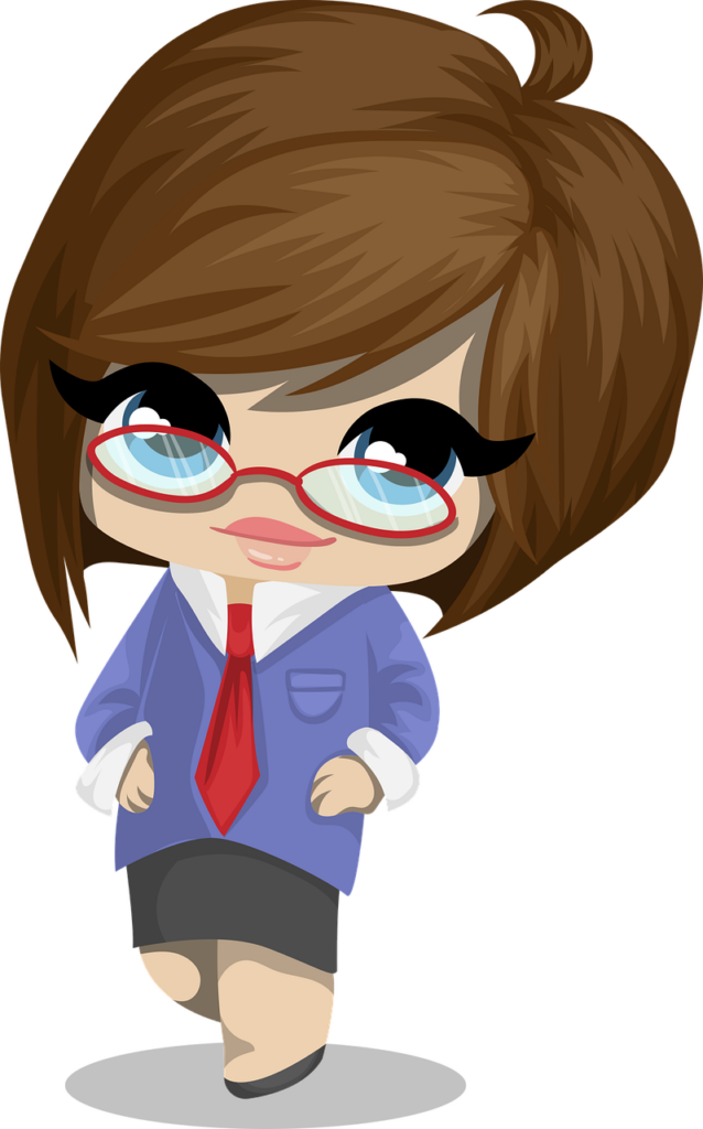 chibi, chibi girl, glasses-1454333.jpg