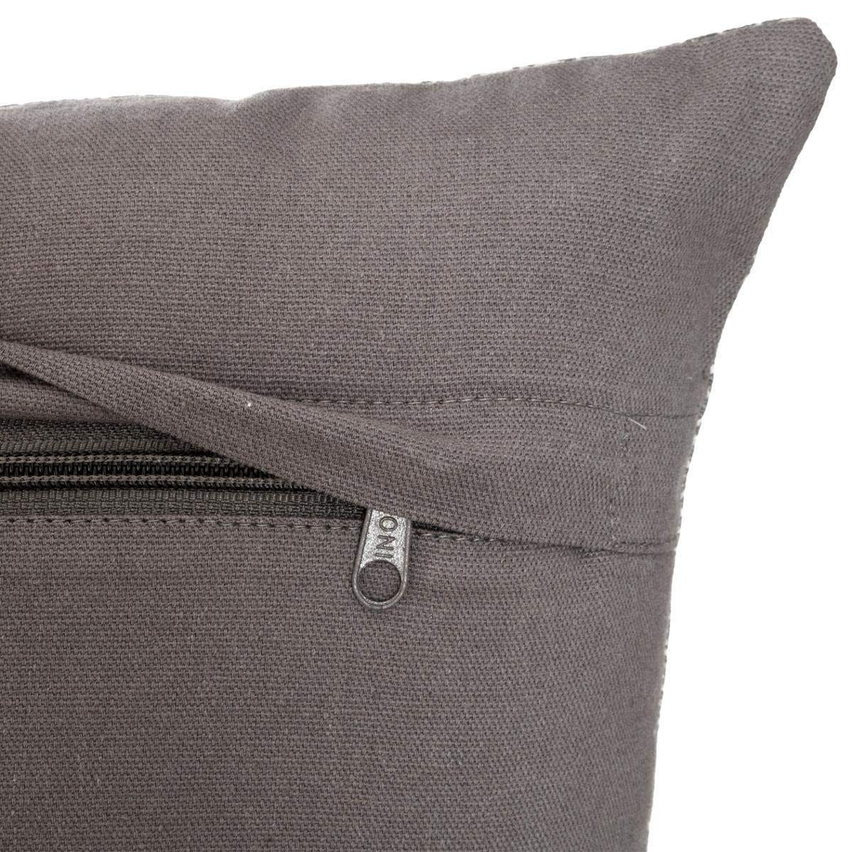 Cuscino Atmosphera Otto Grigio Cotone (50 x 30 cm) 4 S7908209_2