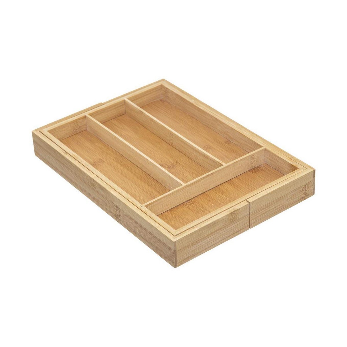 Vassoio Portaposate 5five Simply Smart Marrone Naturale Legno Bambù 34 x 25 x 4,5 cm 3 S7901381_1