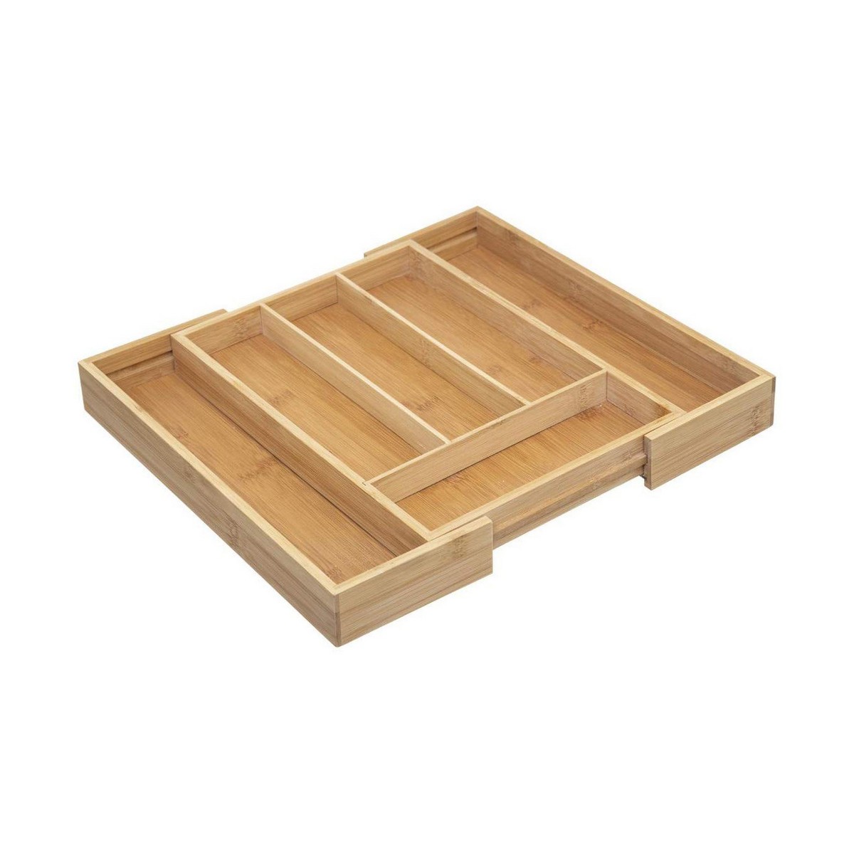 Vassoio Portaposate 5five Simply Smart Marrone Naturale Legno Bambù 34 x 25 x 4,5 cm 4 S7901381_2