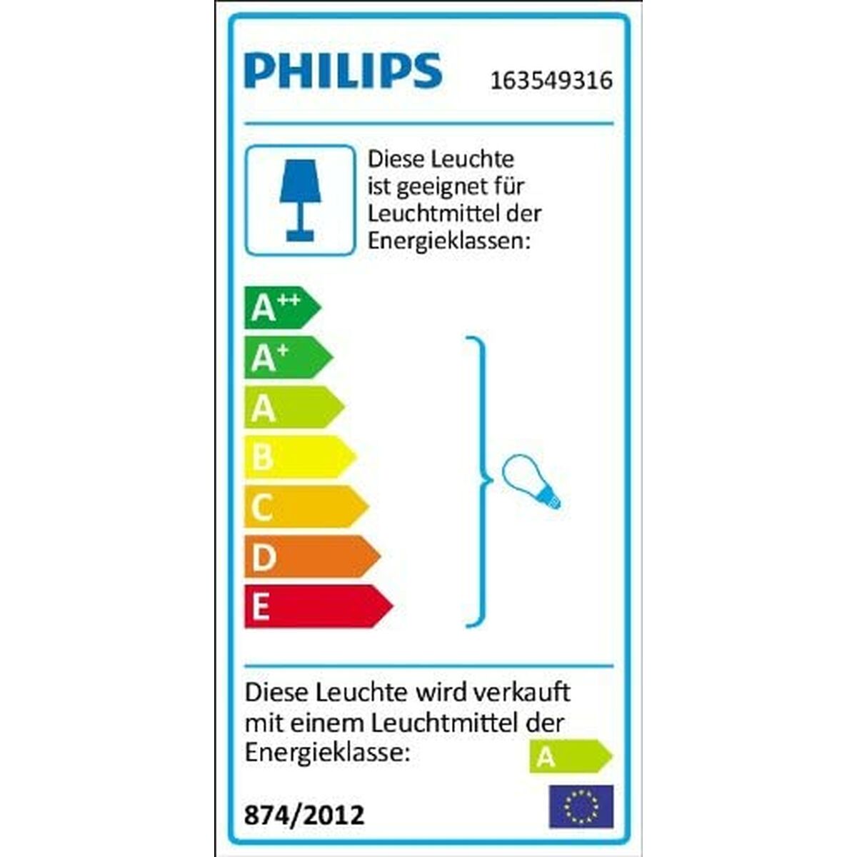 Faro Philips 16354/93/16 Antracite 12,1 x 80,2 x 12,1 cm Alluminio Plastica (4000 K) (Bianco Caldo) (2700 K) 6 S7908842_4