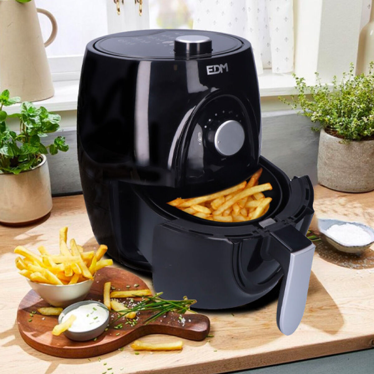 Friggitrice ad Aria EDM 07654 1400 W 3,6 L Multicolore 9 S7917476_7