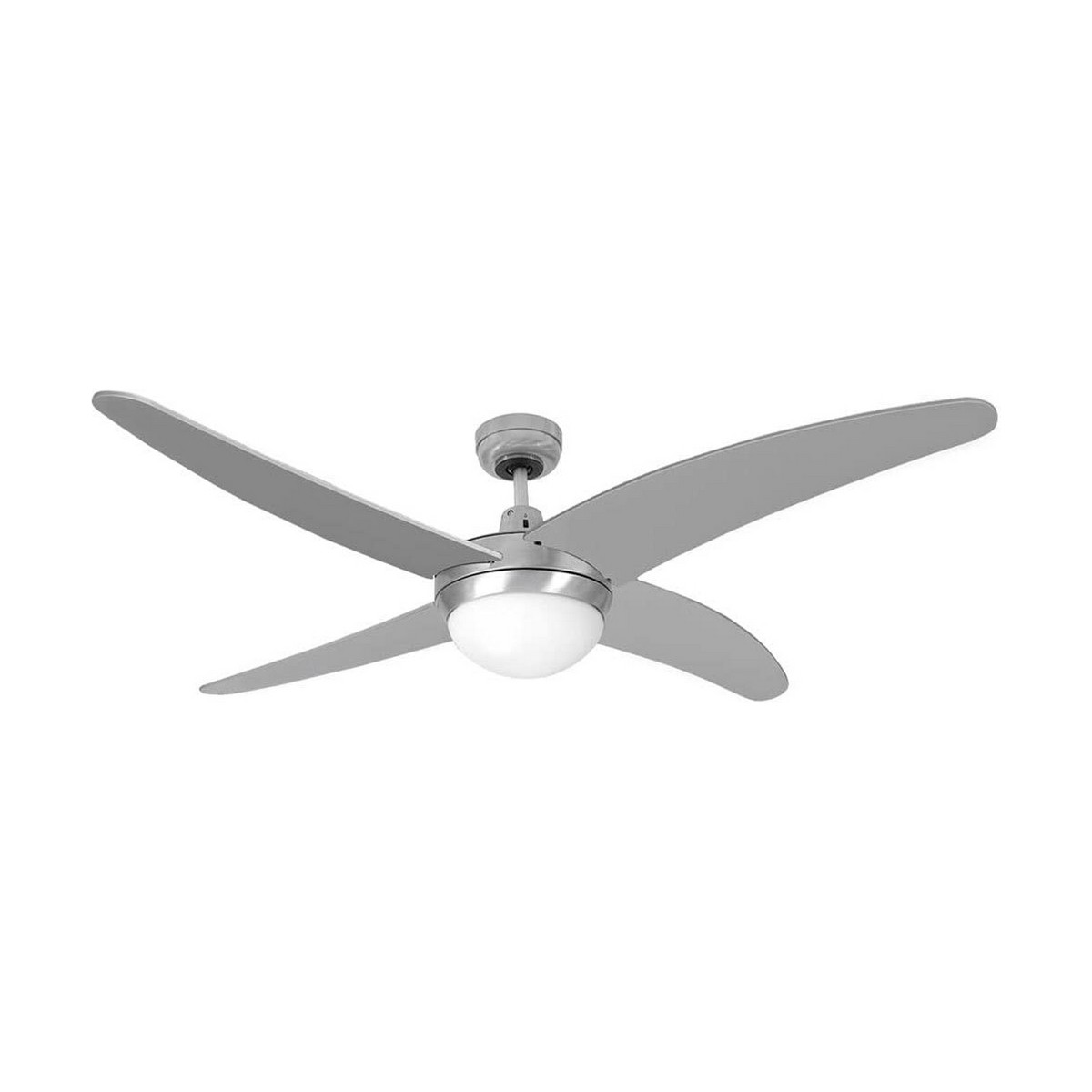Ventilatore da Soffitto con Luce EDM 33807 Caspio Argentato 60 W 4 S7900603_2