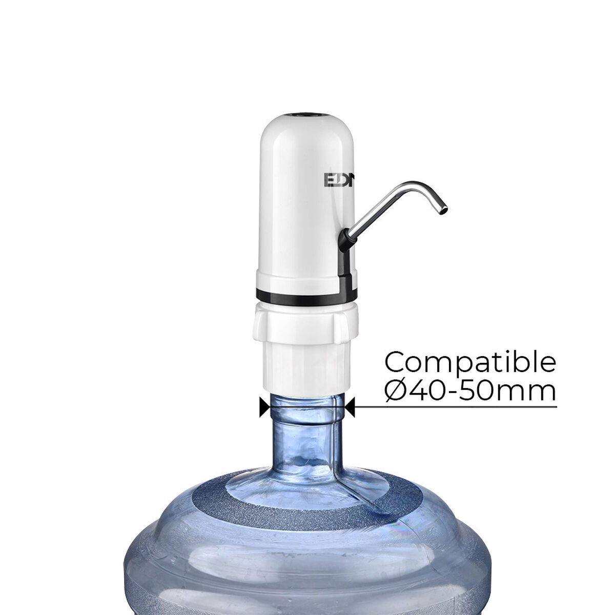 Fontana d'acqua automatica e ricaricabile EDM 76753 ø 9 x 19 cm Elettrico 6 S7911482_4