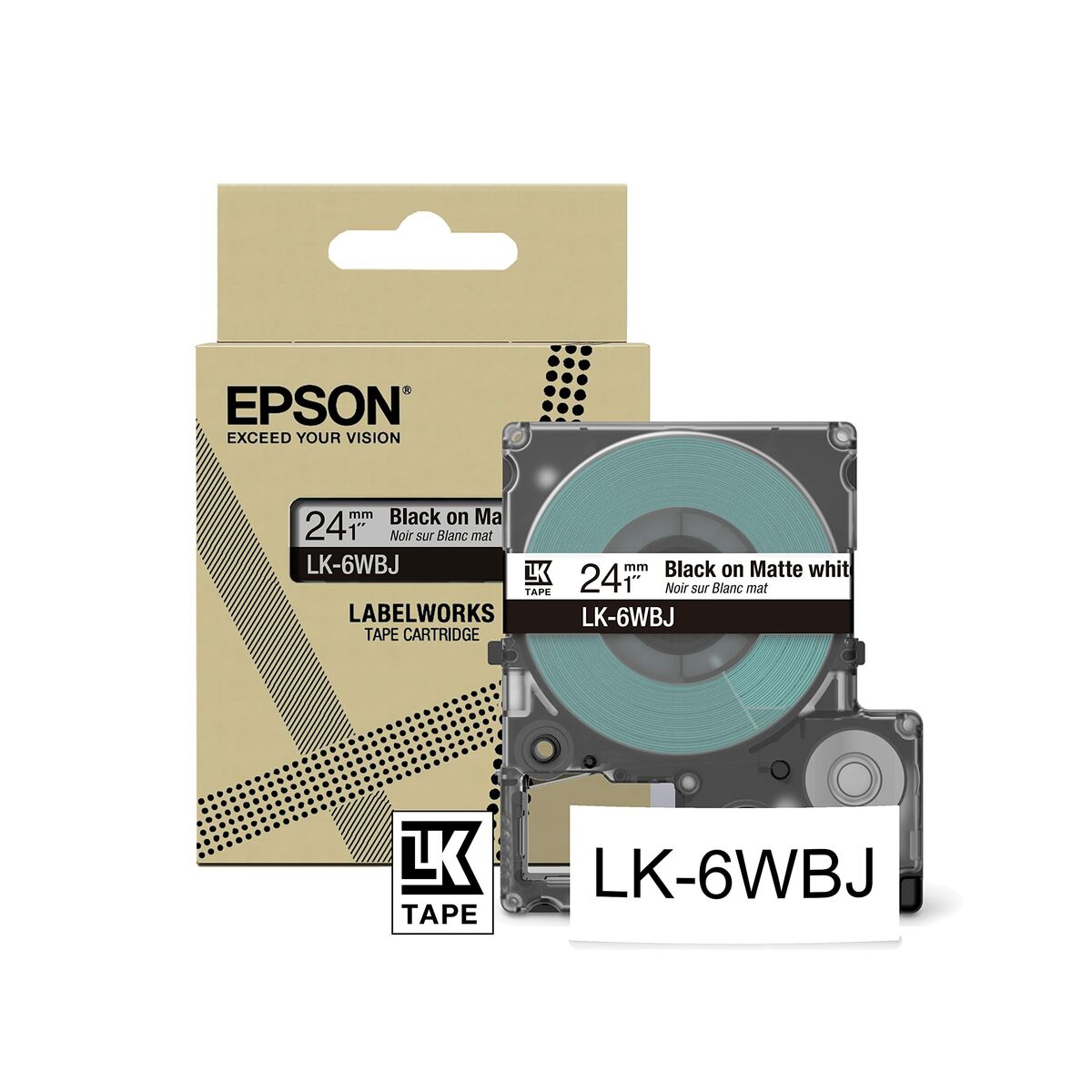 Cartuccia ad Inchiostro Originale Epson LK-6WBJ Nero 2 S7792553_0