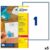 Etichette per Stampante Avery L4610 Bianco 25 Fogli 199,6 x 289,1 mm (5 Unità) 1 S8426140_0