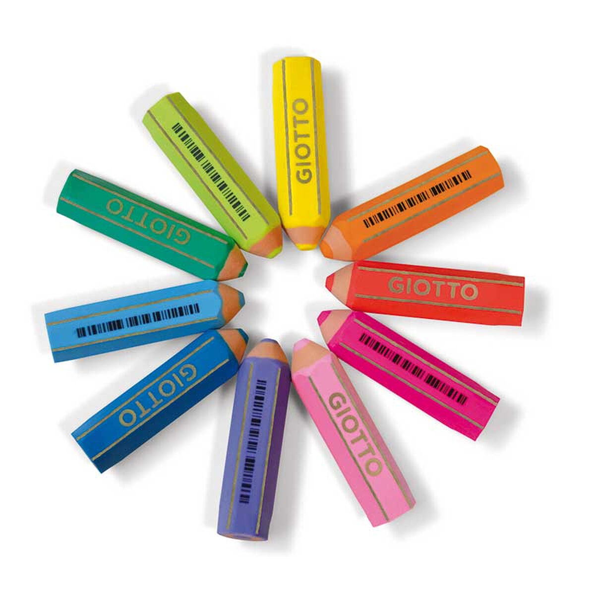 Gomma da cancellare Giotto Happy Gomma Multicolore 40 Pezzi 4 S8408326_2