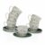 Set di Tazze e Piatti Versa Sansa Porcellana 9 x 14 x 14 cm 10,5 x 8 x 6 cm 14 x 14 x 2 cm Fiori Tè (12 Pezzi) 1 S3410126_0