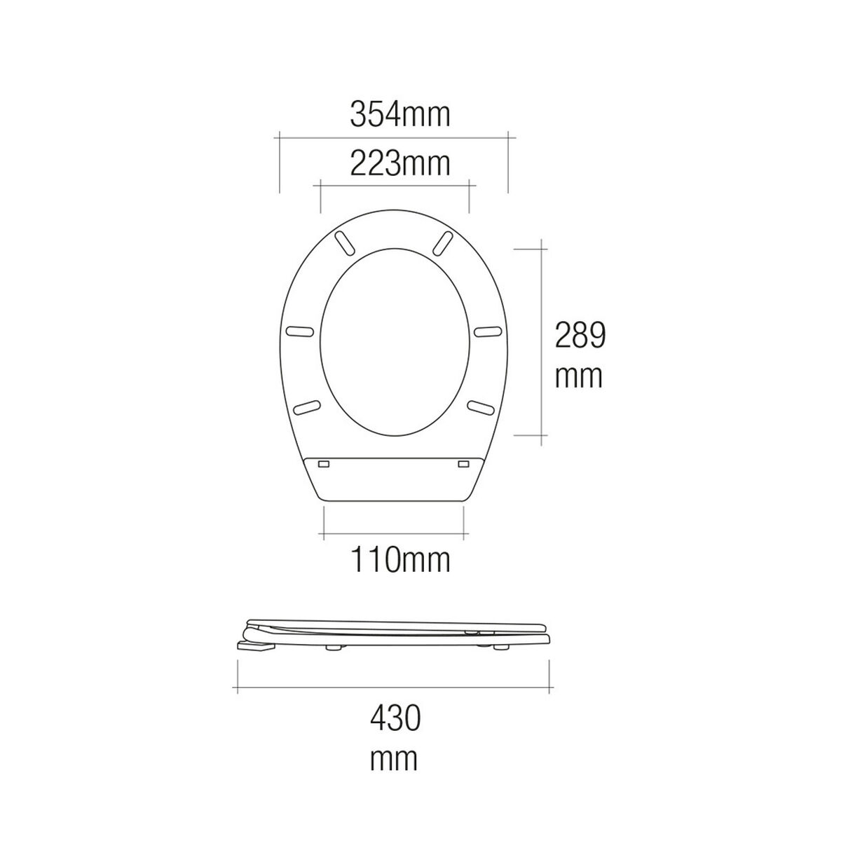 Tavoletta da Water EDM 01511 Bianco PVC 3 S7901980_1