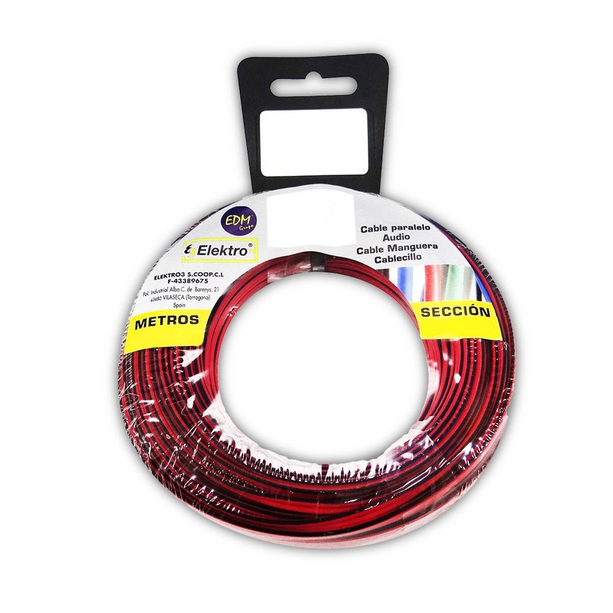 Cavo Coassiale Antenna TV EDM 28010 Nero Rosso Rosso/Nero 25 m 2 x 1,5 mm 2 S7915118_0