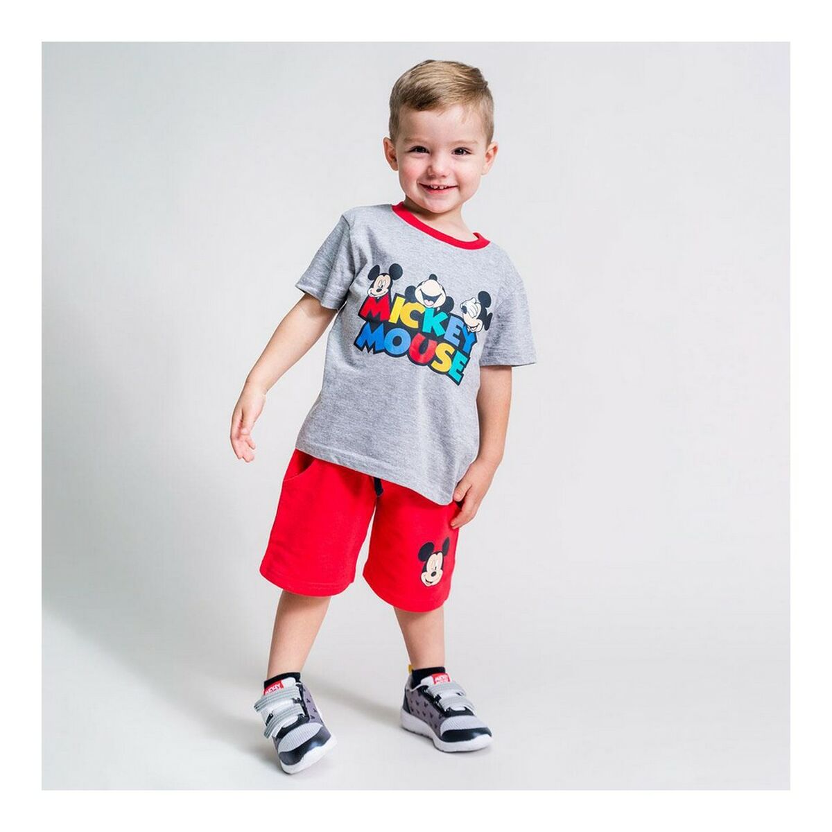 Set di Indumenti Mickey Mouse Grigio 4 S0731424_2