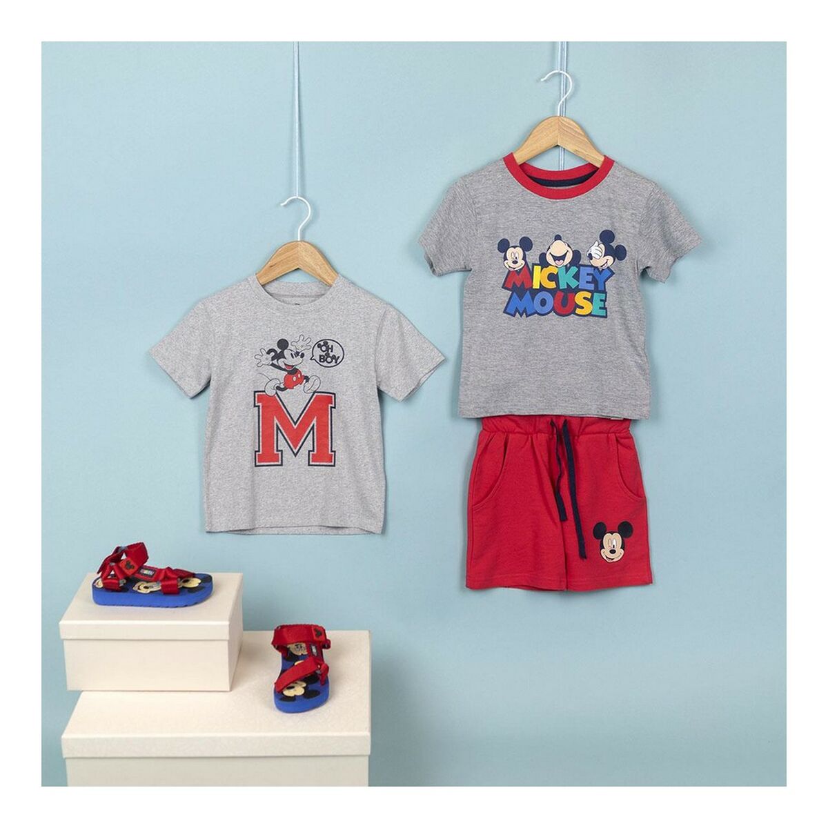 Set di Indumenti Mickey Mouse Grigio 8 S0731424_6