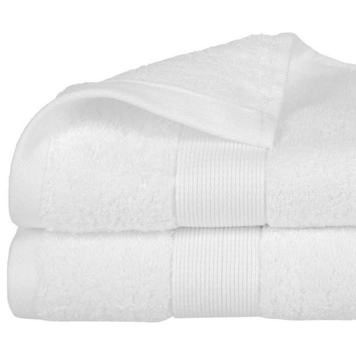 Telo da bagno Atmosphera Cotone Bianco 450 g/m² (50 x 90 cm) 3 S7903848_1