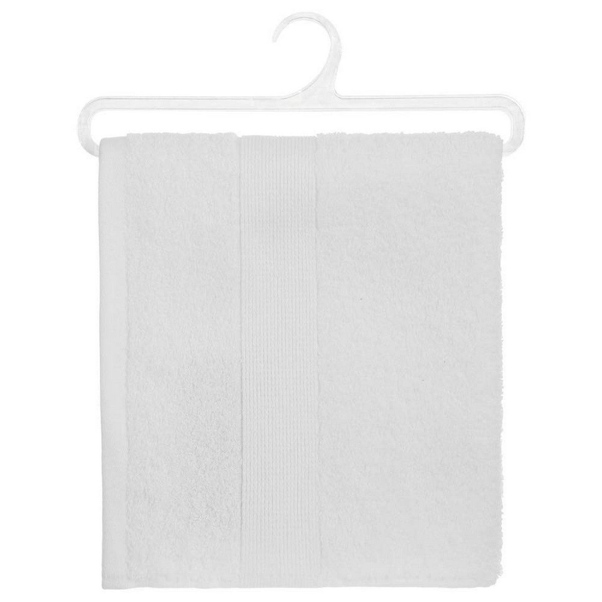 Telo da bagno Atmosphera Cotone Bianco 450 g/m² (50 x 90 cm) 4 S7903848_2