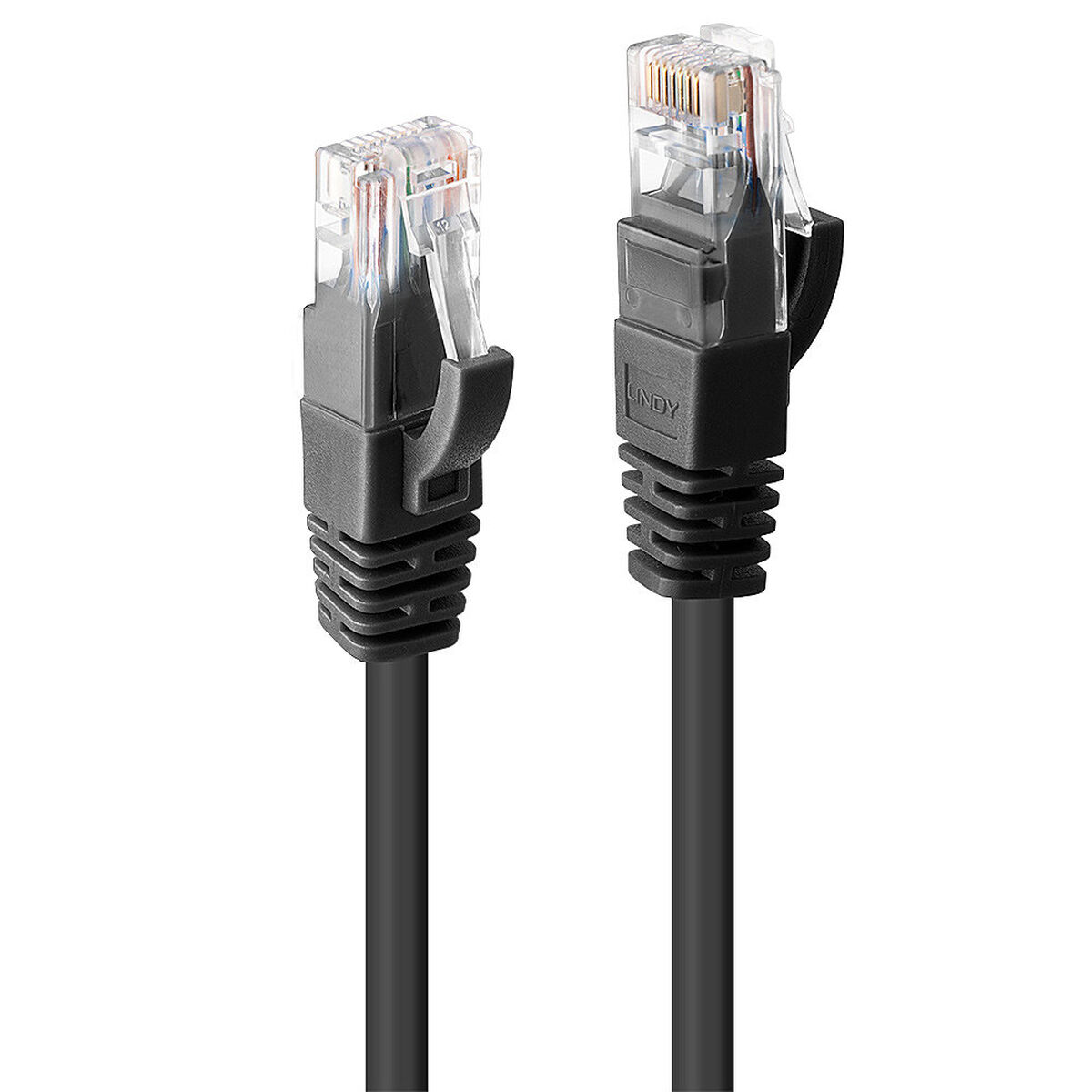 Cavo di Rete Rigido UTP Categoria 6 LINDY 48078 2 m Rosso Nero 1 Unità 2 S7718424_0