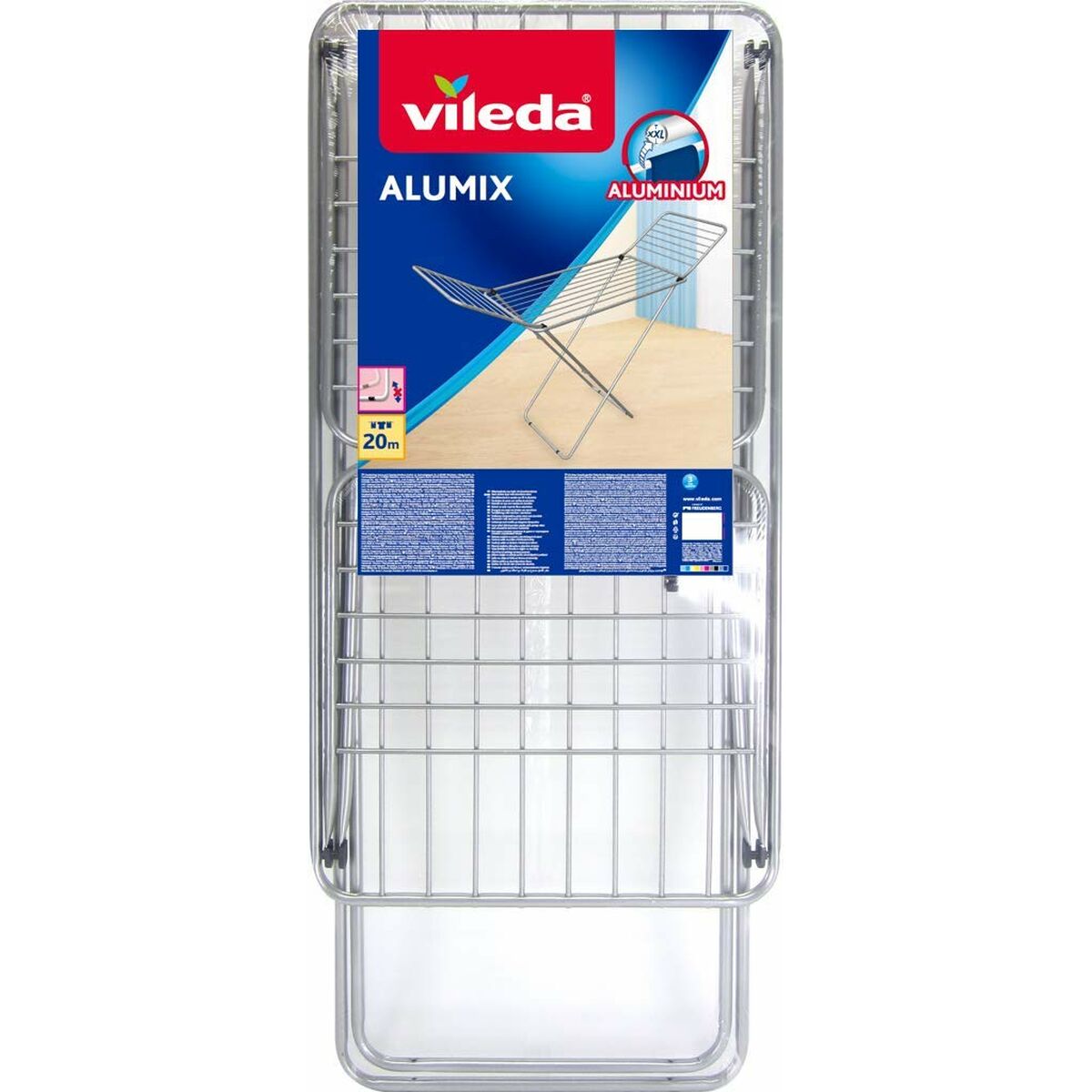 Stendibiancheria Vileda X-Legs ALumix 163245 Alluminio 20 m 3 S7919895_1