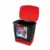 Secchio della spazzatura Vileda ECO-LOGIC polipropilene 39 L Nero Rosso Rosso/Nero 1 S7904115_0