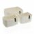Set di Cestini Versa 19 x 12 x 26 cm Bianco 1 S3410748_0