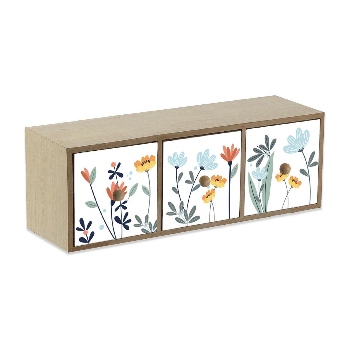 Scatola-Portagioie Versa Selene 11 x 11 x 33 cm Legno MDF 2 S3410396_0