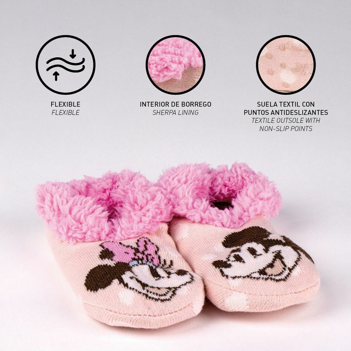 Ciabatte da casa Minnie Mouse Rosa 5 S0737808_3