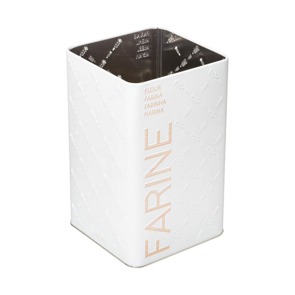 Scatola Multiuso Nature Scandi Metallo Bianco 1 Kg 3 S7908251_1