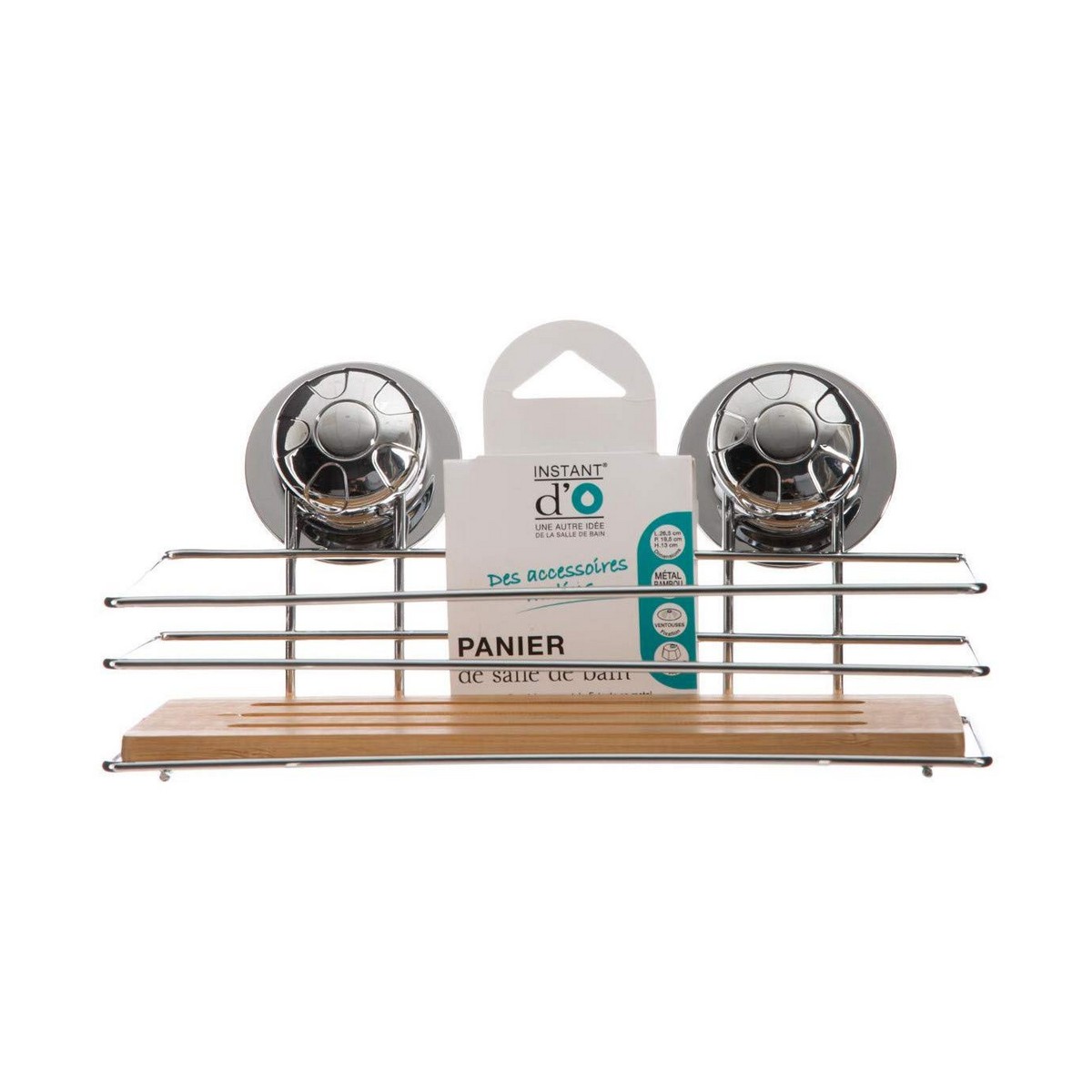Supporto Contenitore per Vasca da Bagno 5five Simply Smart Metallo 3 S7907246_1