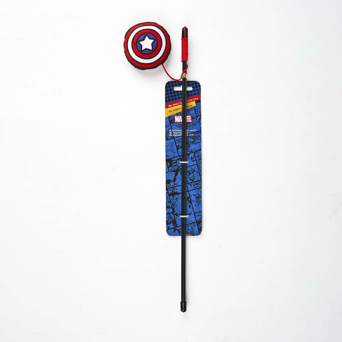 Giocattolo per gatti Marvel Nero Rosso 4 S0735124_2