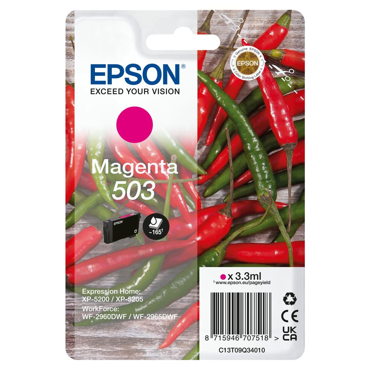 Cartuccia ad Inchiostro Originale Epson C13T09Q34020 Nero Magenta 2 S7732624_0