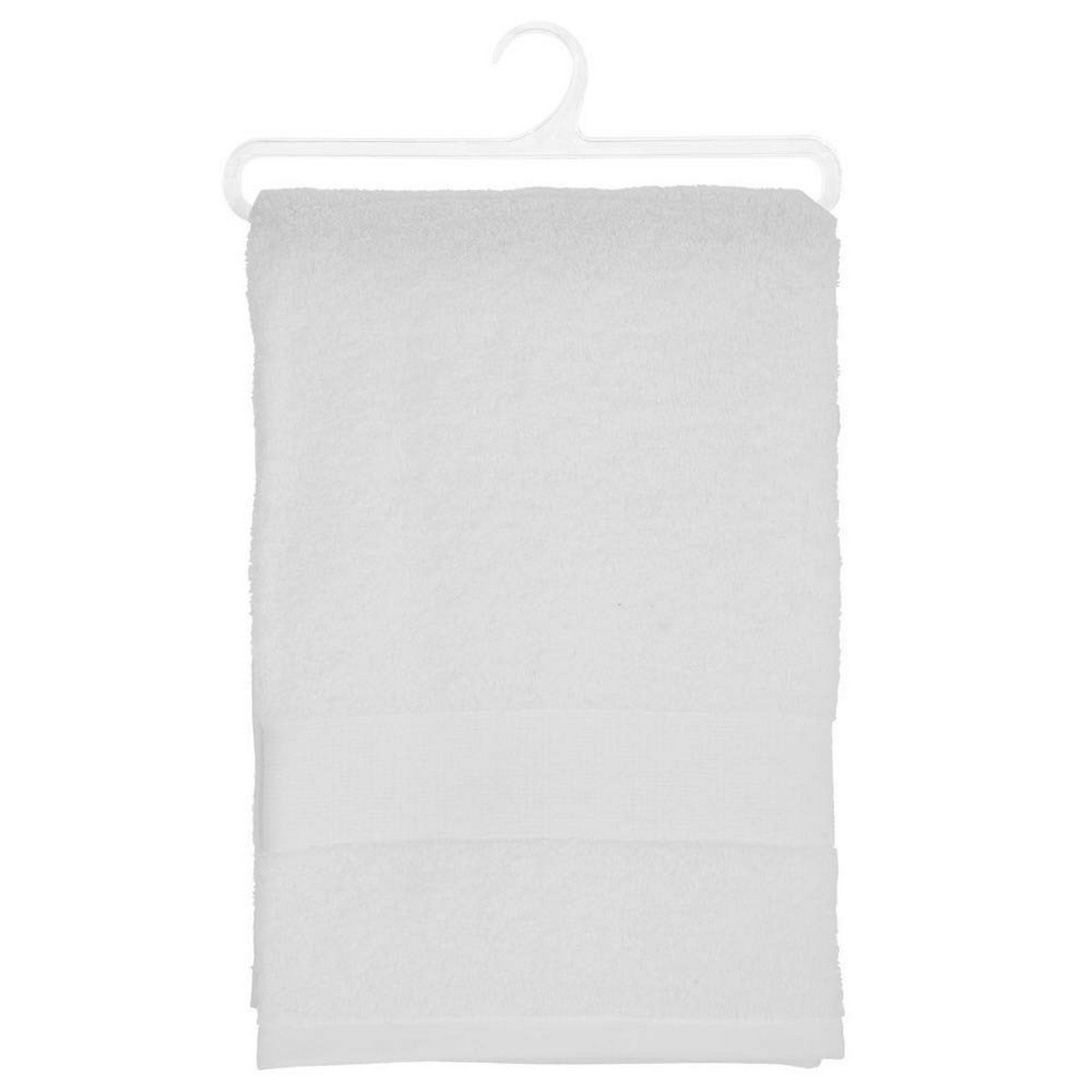 Telo da bagno Atmosphera Cotone Bianco 450 g/m² (100 x 150 cm) 4 S7903342_2