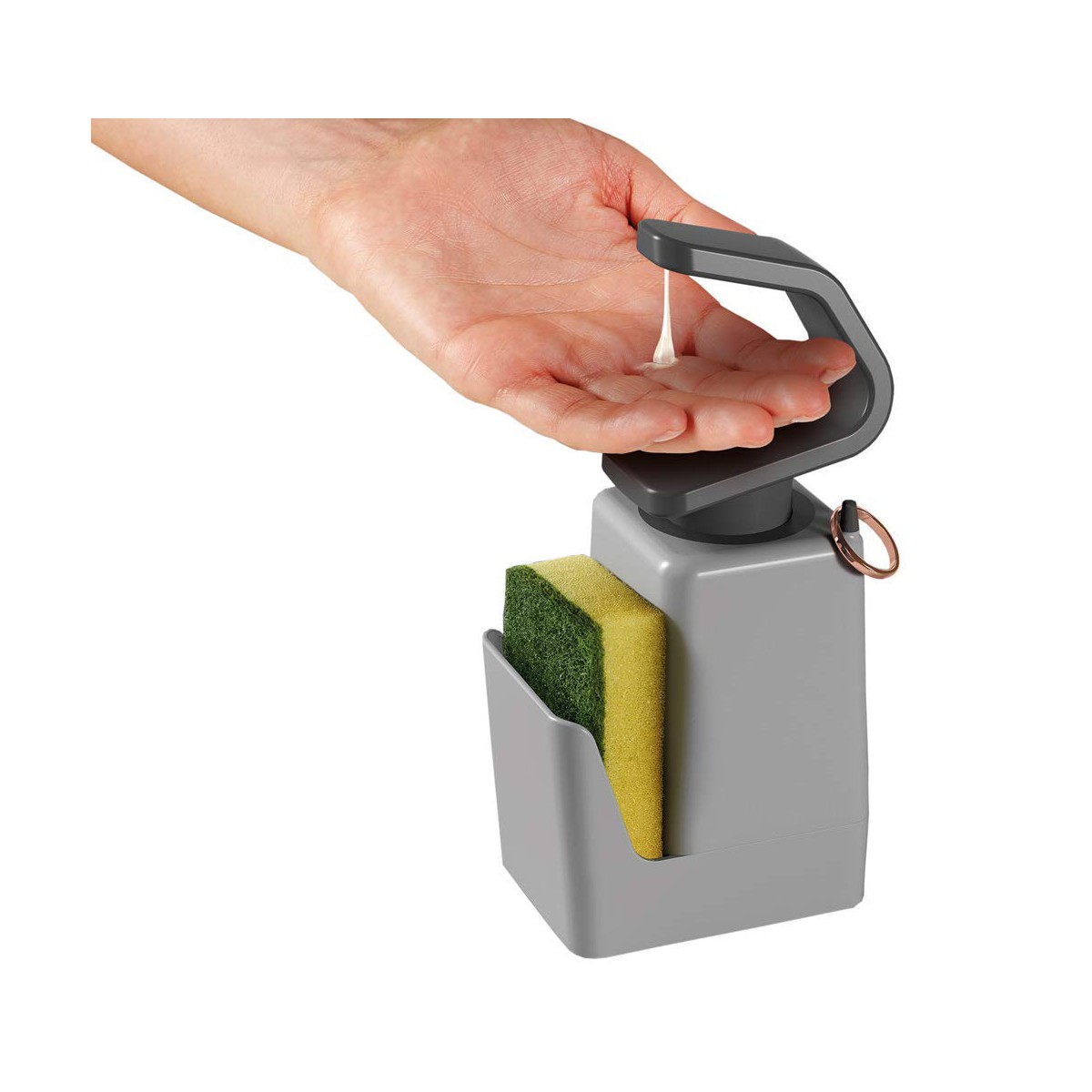 Dispenser di Sapone Metaltex Soap-tex ABS (11 x 8 x 22 cm) 3 S7911593_1