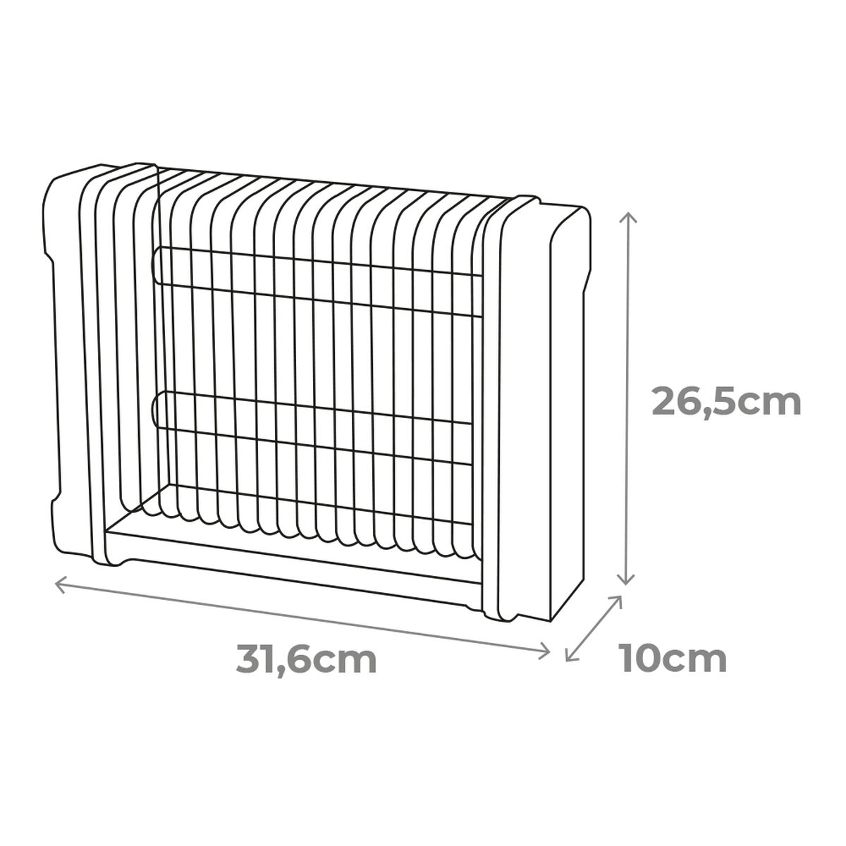 Antizanzare Elettrico EDM 06520 Nero 6 W RMS x 2 12 W 31,6 x 10 x 26,3 cm 3 S7900078_1