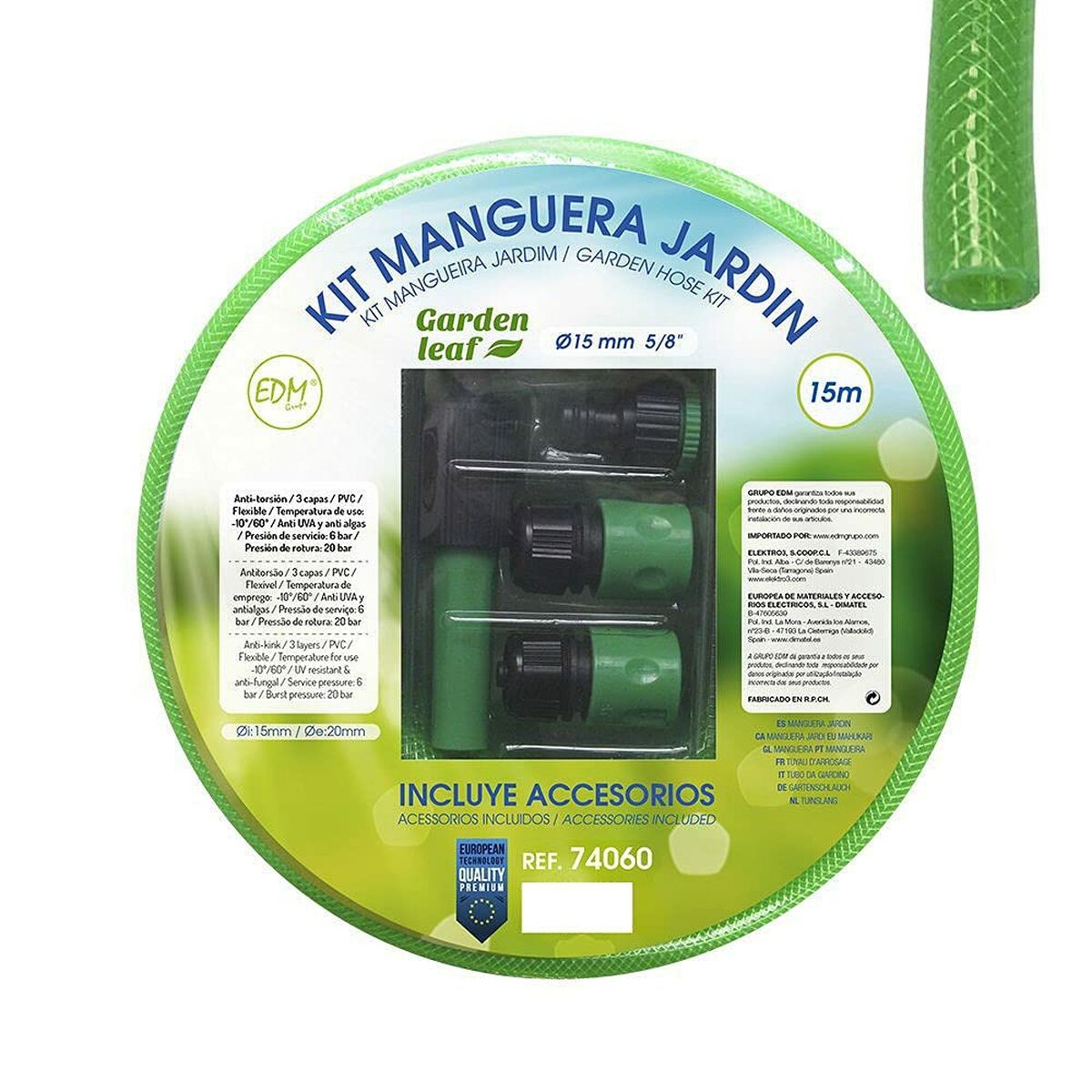 Pompa EDM 74060 PVC (15 m) (5 Unità) 3 S7916466_1