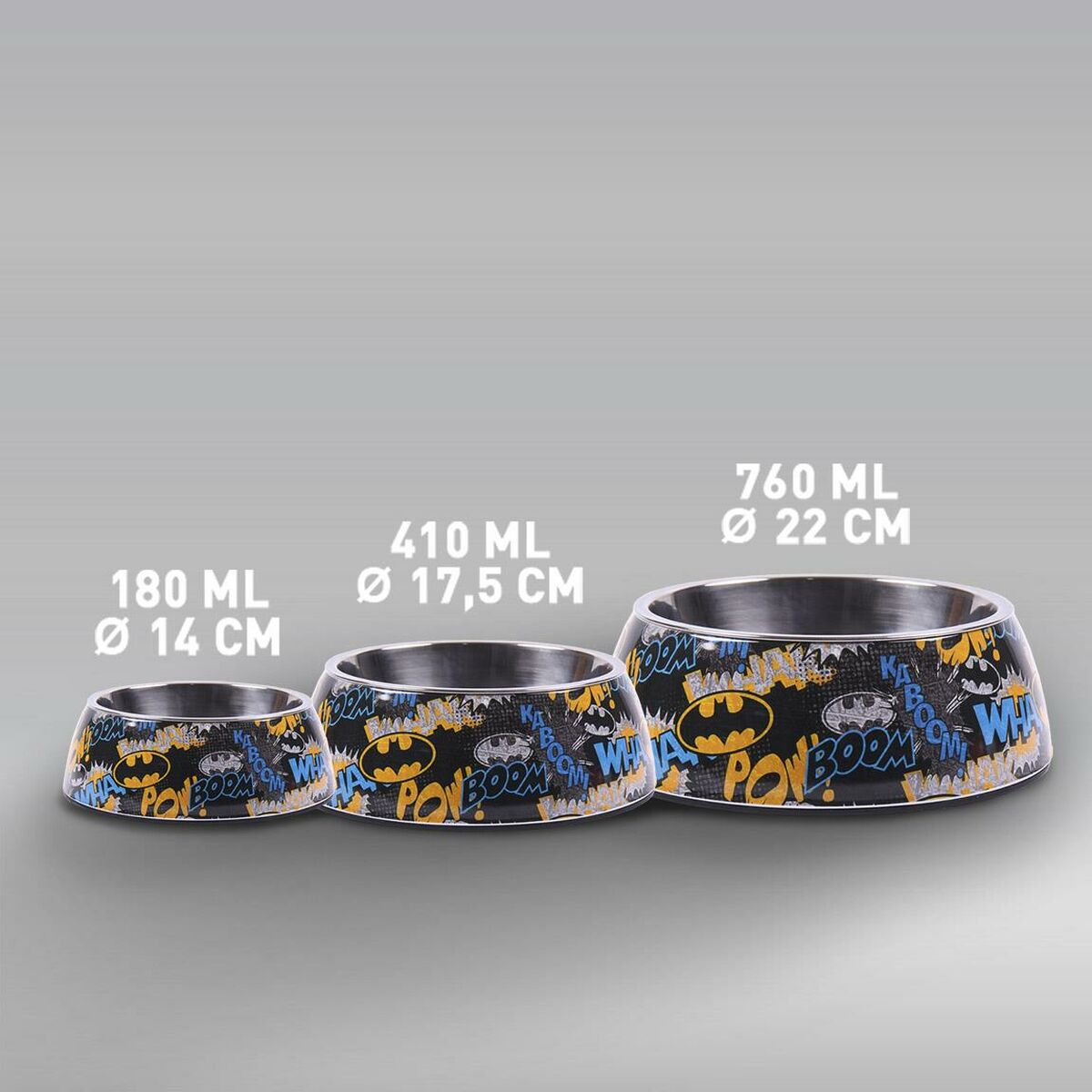 Ciotola per cani Batman Melammina 410 ml Metallo Multicolore 5 S0734839_3