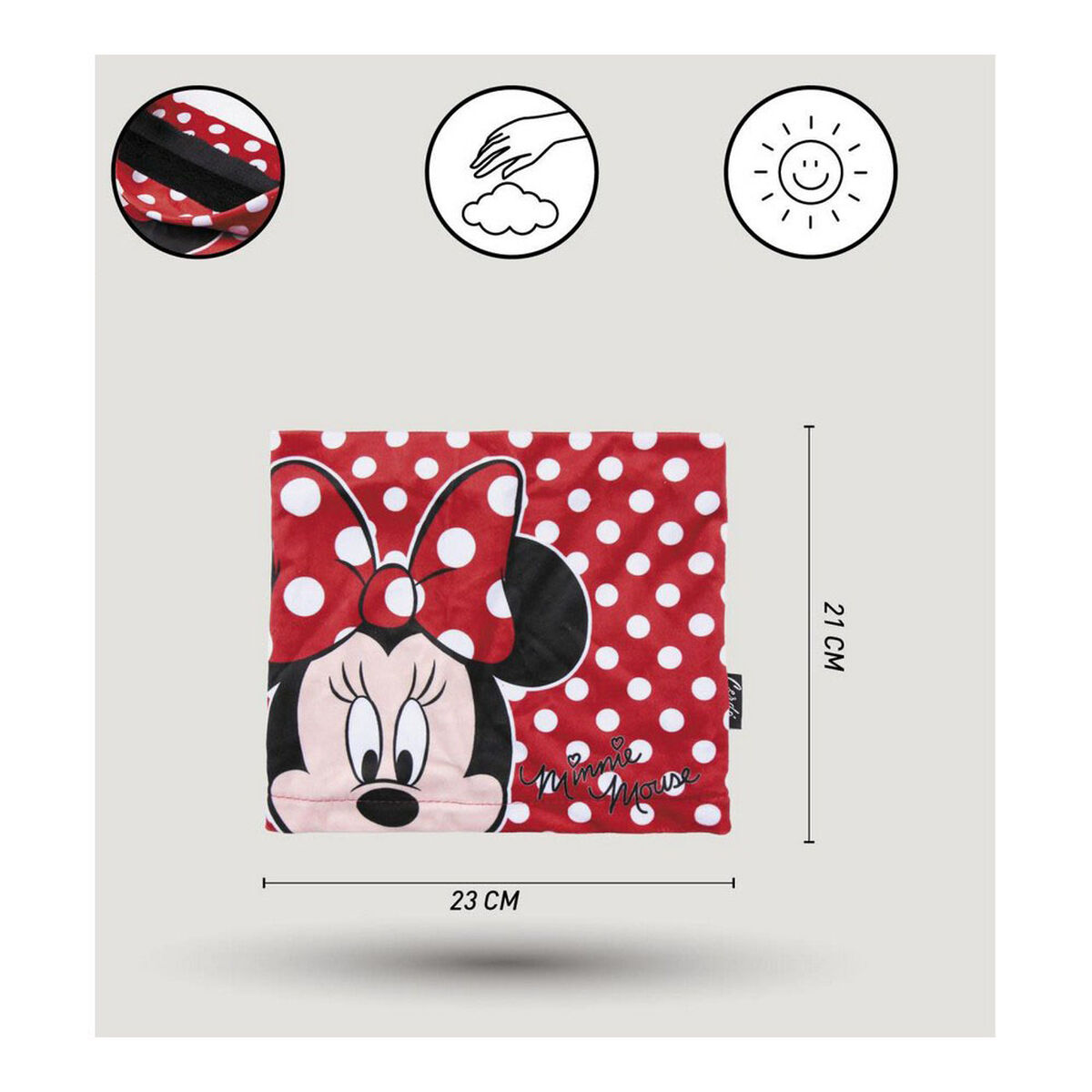 Scaldacollo Minnie Mouse Rosso 5 S0727926_3