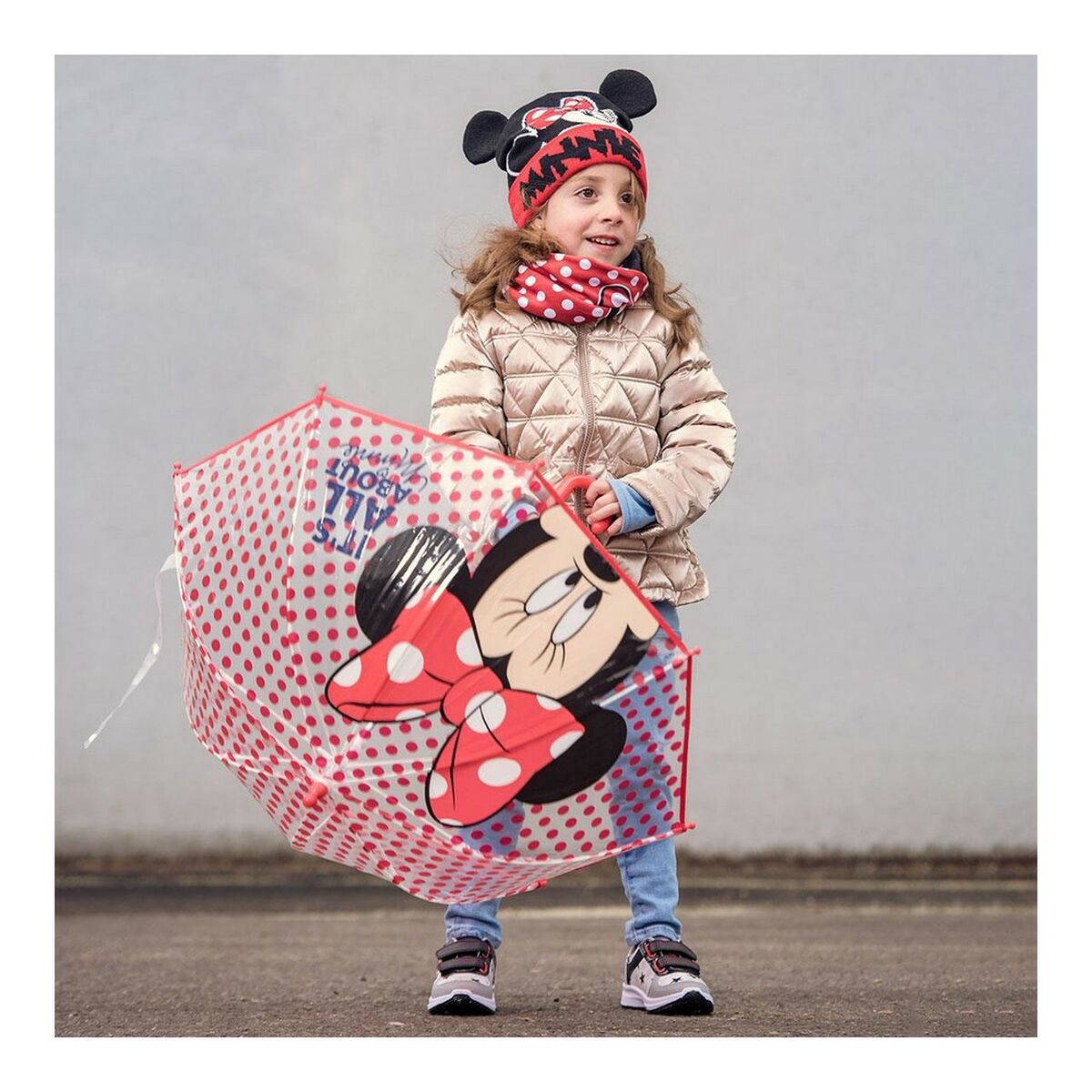Scaldacollo Minnie Mouse Rosso 6 S0727926_4