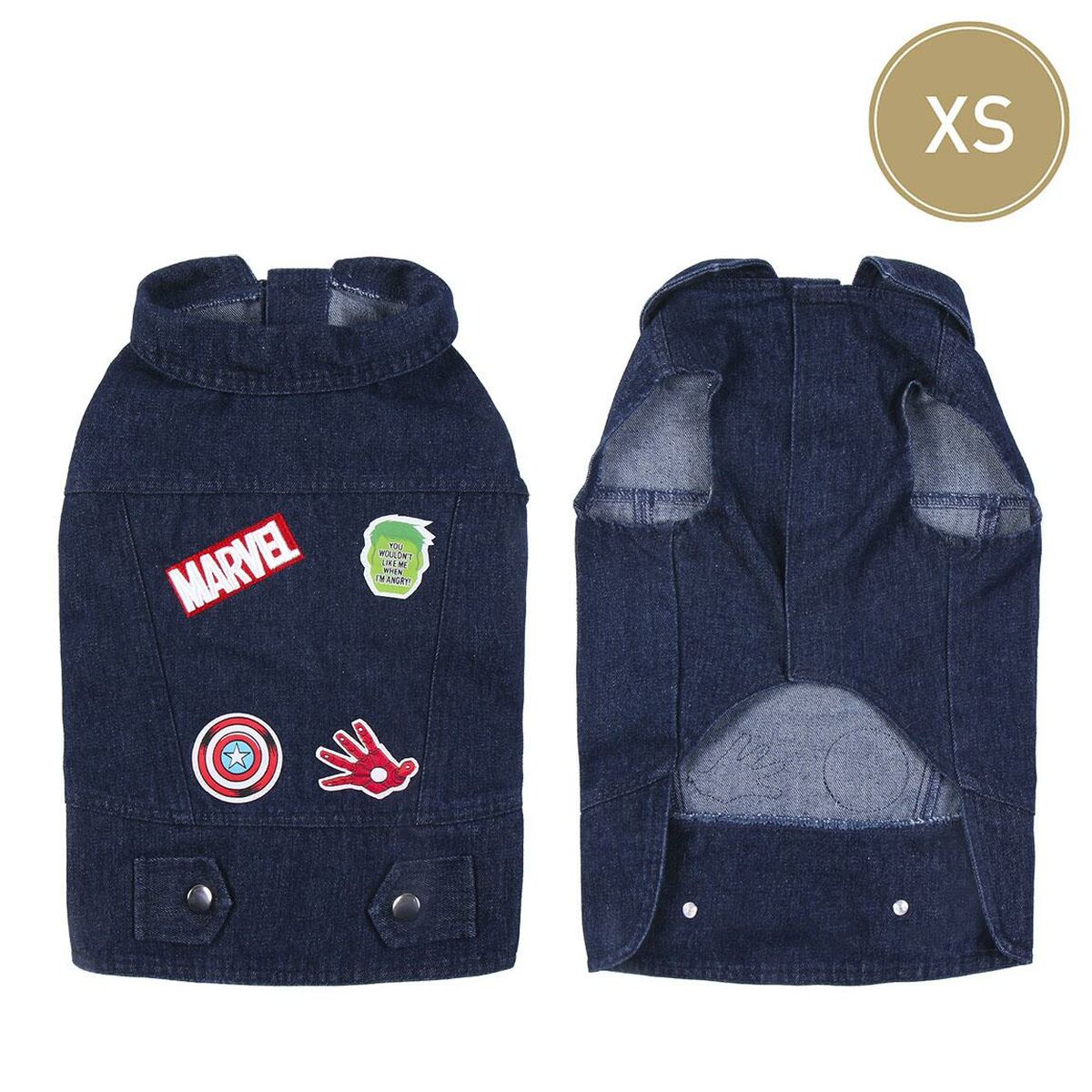 Giacca per cani Marvel Azzurro XS 7 S0735009_5