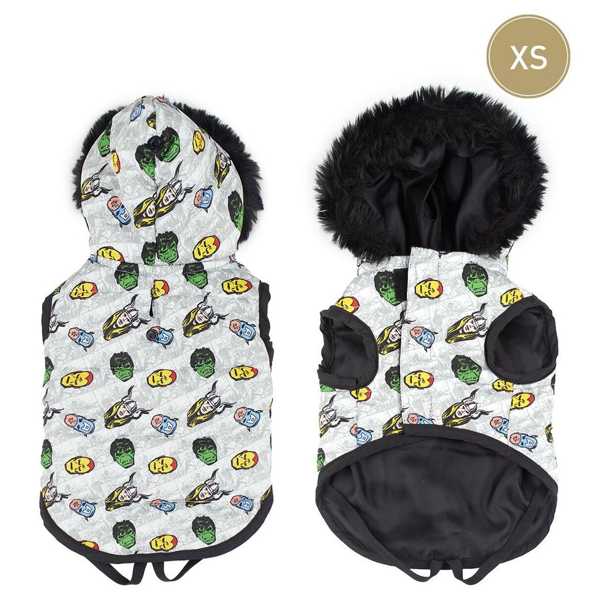 Cappotto per Cani The Avengers XS Grigio 6 S0735021_4