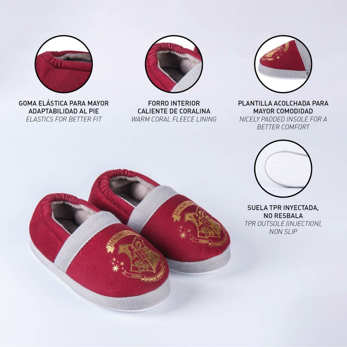 Ciabatte da casa Harry Potter Rosso 7 S0732989_5