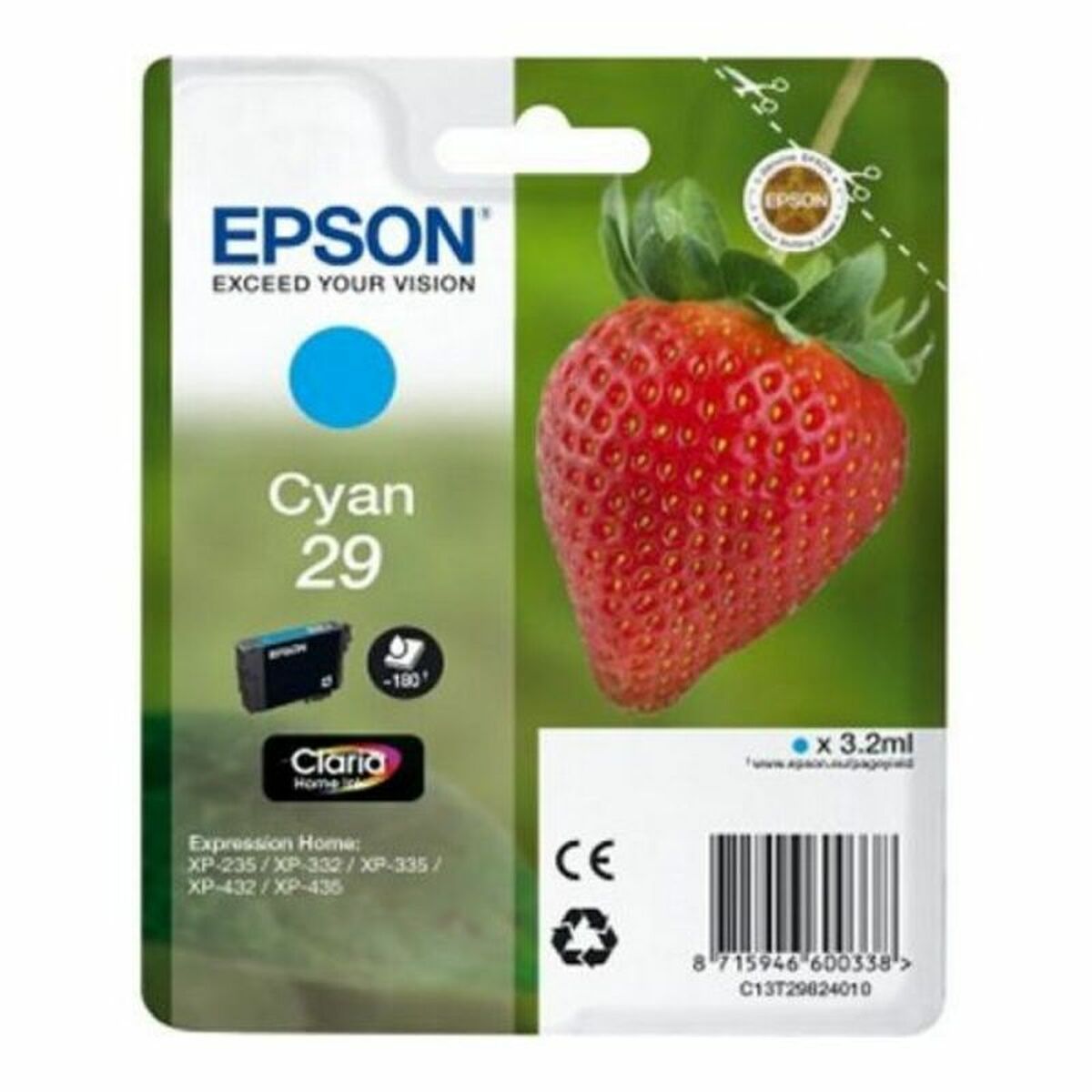 Cartuccia d'inchiostro compatibile Epson C13T29824022 Ciano 2 S7732835_0