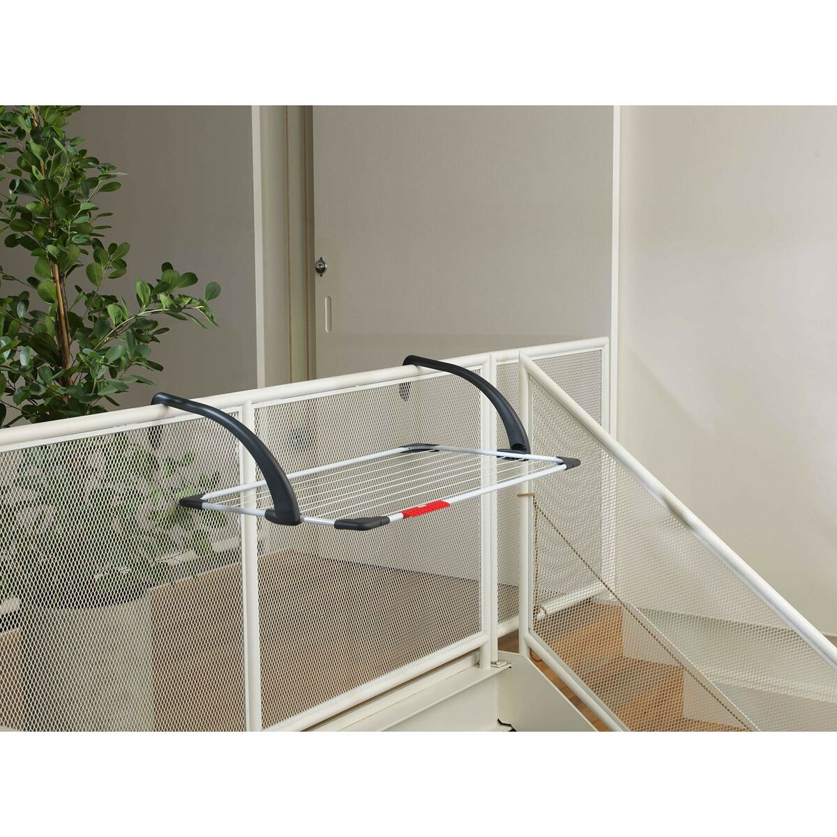 Stendibiancheria Vileda 157229 Sunset CJ6 Per appendere sul balcone Acciaio Bianco Resina (110 x 56 x 28 cm) (10 m) 5 S7901300_3