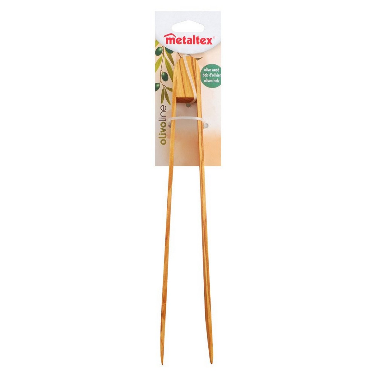 Pinze per Servire Metaltex Legno Legno d'ulivo 30 cm 3 S7907523_1
