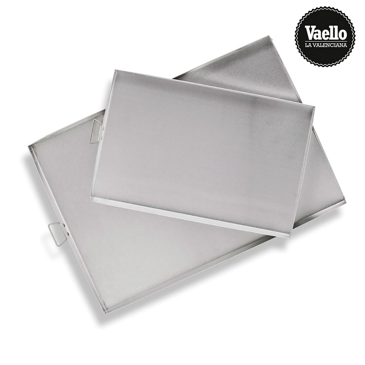 Vassoio da Forno Vaello 75496 25 x 38 cm Alluminio Cromato 2 S7909232_0