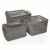 Set di Scatole per Sistemare Impilabili Versa Rec Stars 25 x 22 x 35 cm 35 x 25 x 22 cm 32 x 21 x 19 cm 28 x 17 x 15 cm 1 S3409547_0