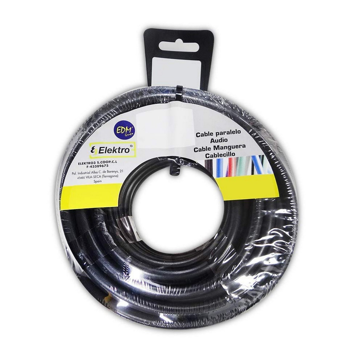 Cavo Coassiale Antenna TV EDM 28343 Nero 20 m 3 x 1,5 mm 2 S7915252_0