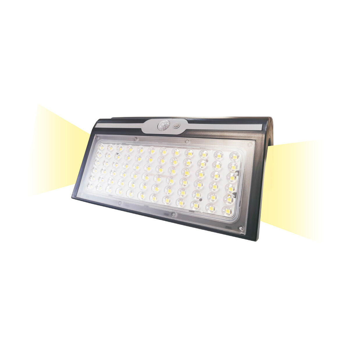 Applique da Parete EDM 31849 Nero 6 W 430 Lm 6500 lm Sensore di Movimento Solare (6500 K) 4 S7920144_2