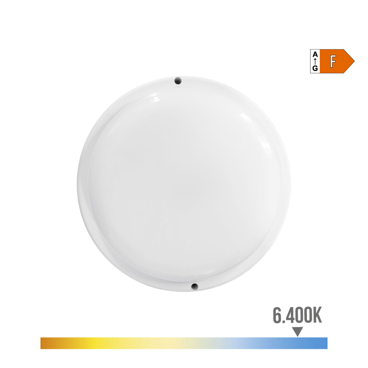 Applique LED EDM 32407 Bianco Alluminio Plastica F 18 W 120 W 1820 Lm Rotondo (6400 K) 3 S7919948_1