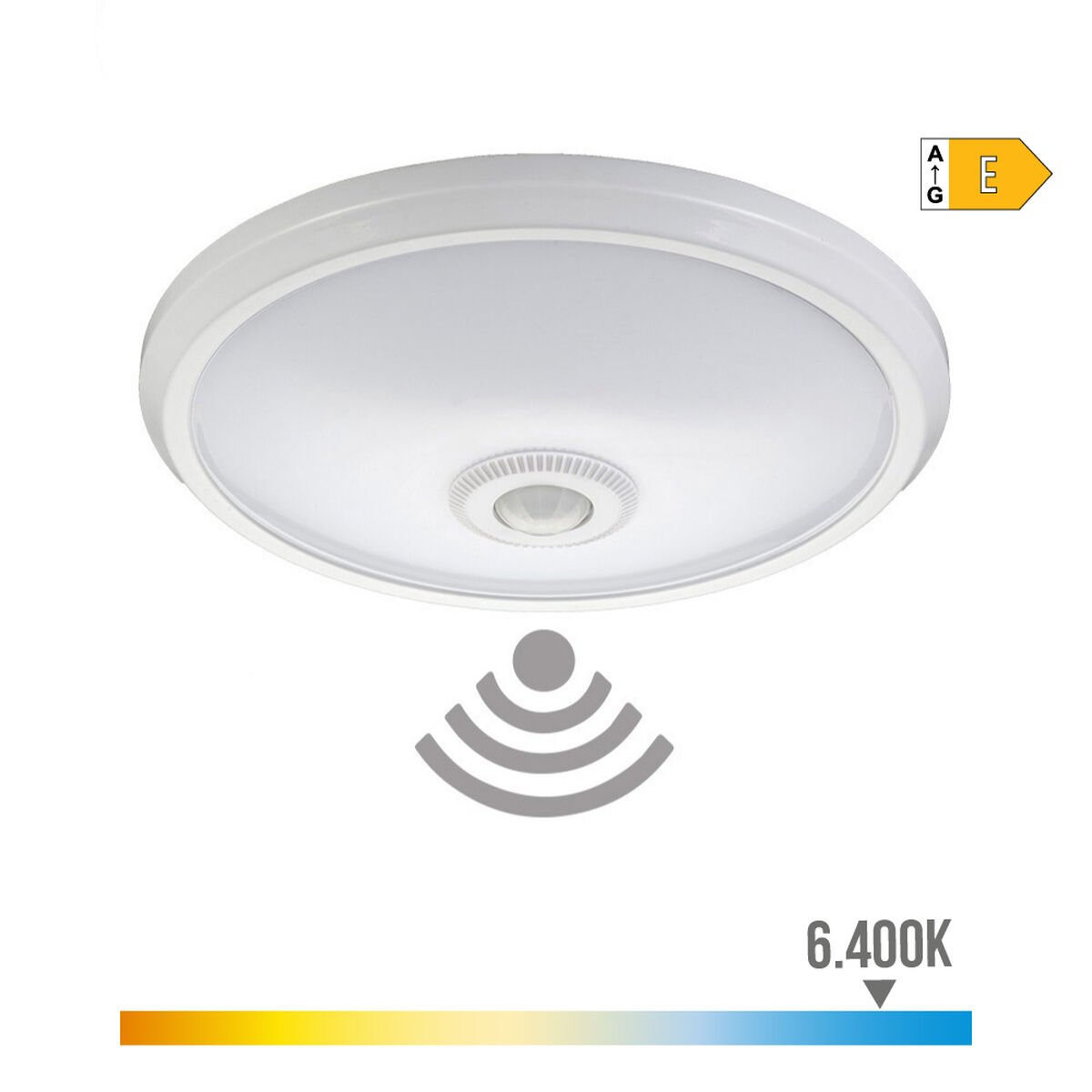 Applique LED EDM 32509 Polimero A E 15 W 60 W 16 W 78 w 1100 Lm Superficie (6400 K) 3 S7900424_1