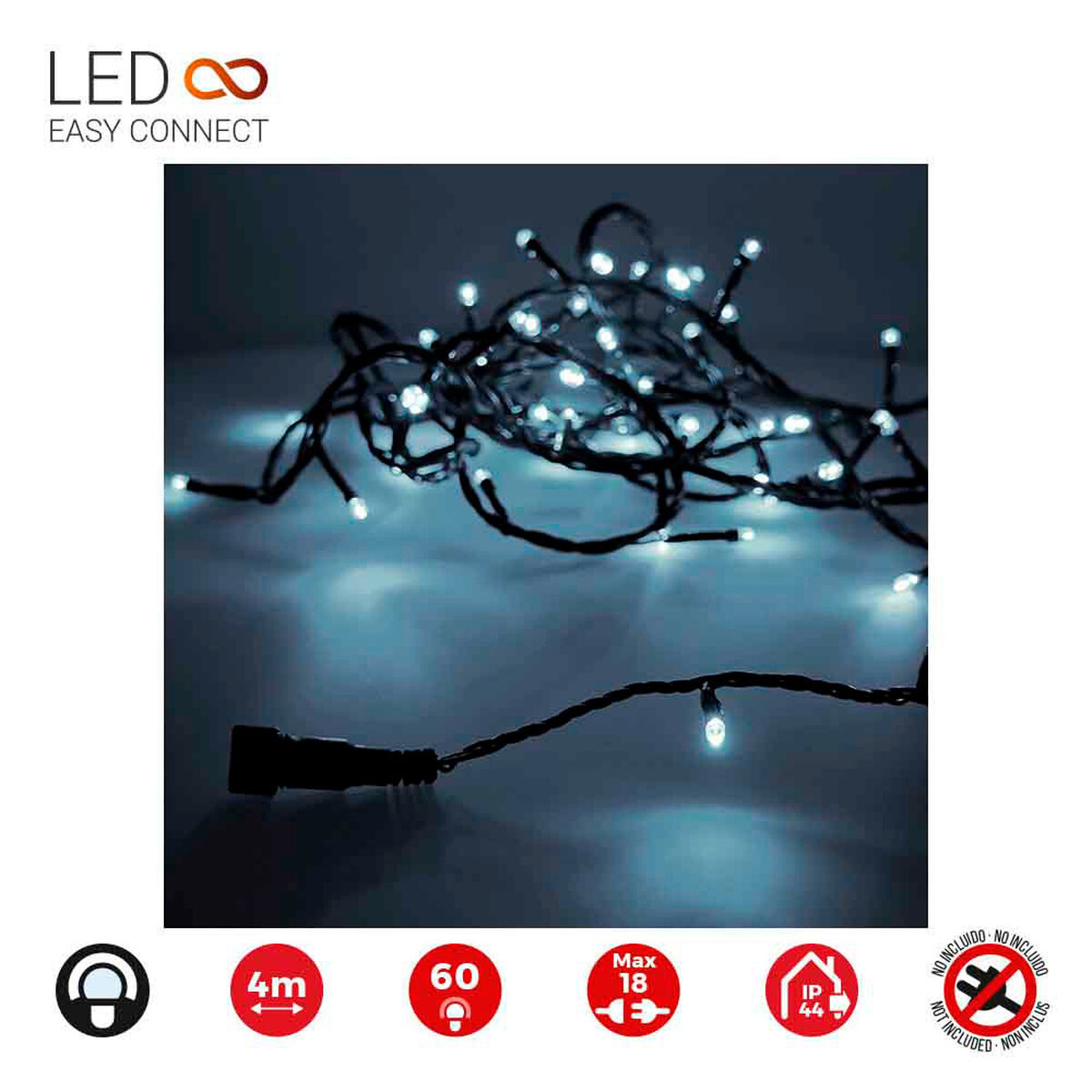 Ghirlanda di Luci LED EDM 71250 Easy-Connect 4 m Giallo 4 S7916388_2