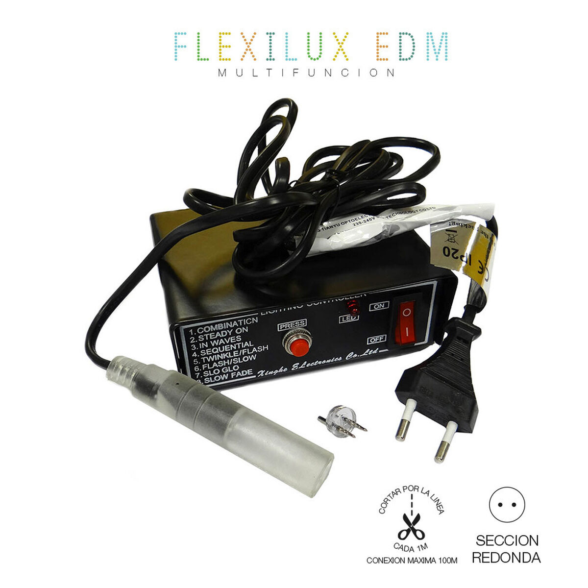 Programmatore EDM 71908 Flexilux Nero 100 m Multifunzionale 3 S7916436_1