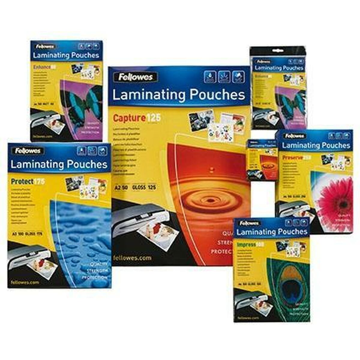 Plastificatrice Fellowes 5397402 Trasparente (10 Unità) (100 Unità) 2 S8425658_0